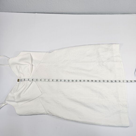Lilly Pulitzer Willalynn Stretch Bow Jacquard Mini Dress Resort White Size 10 - Picture 9 of 11